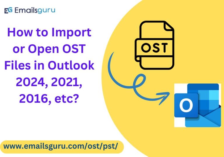 open ost file in outlook